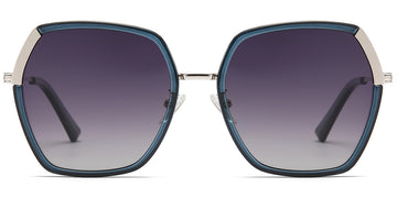 Blue + Gradient Grey Polarized Lenses (SG6166-689)