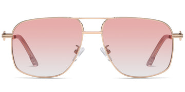 Rose Gold + Gradient Pink Polarized Lenses (SG4951-4)