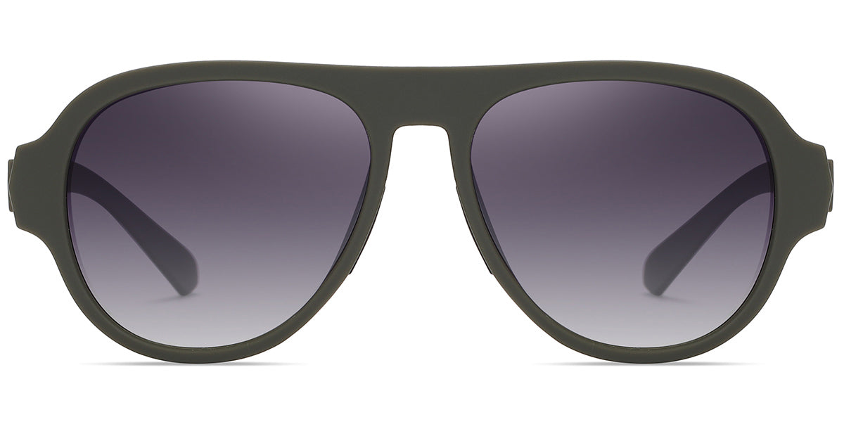 Green + Gradient Gray Polarized Lenses (SG6164-4)