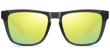 Translucent Gray + Mirrored Yellow Polarized Lenses (SG6143-2)