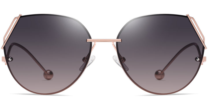Rose Gold + Gray-Pink Polarized Lenses (SG5311-2)