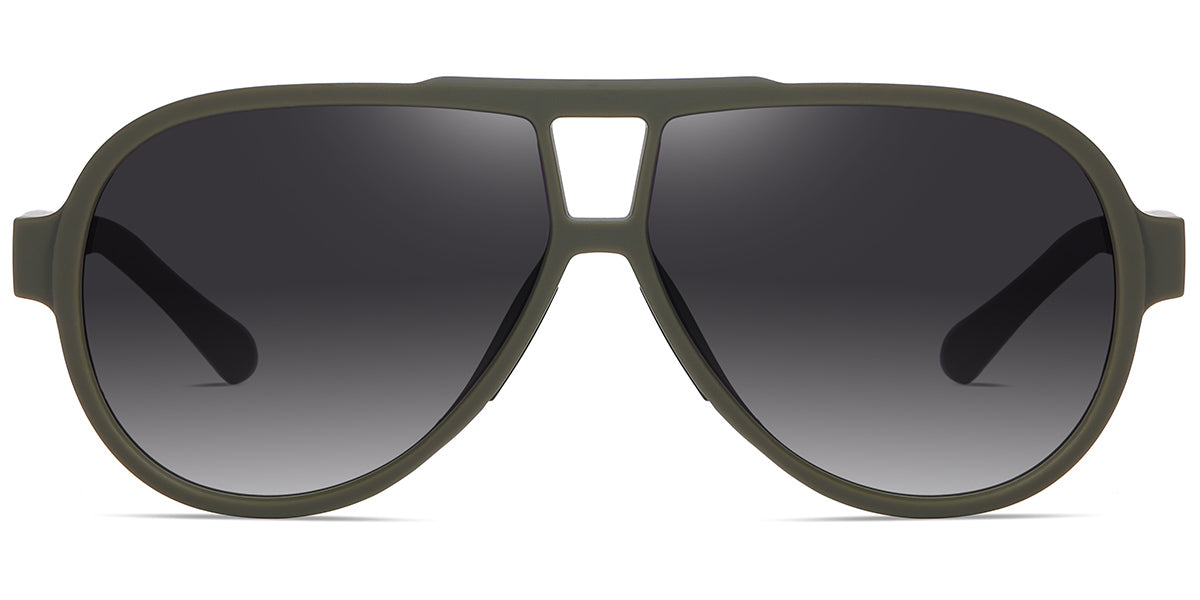 Green + Gradient Gray Polarized Lenses (SG6161-2)