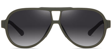 Green + Gradient Gray Polarized Lenses (SG6161-2)