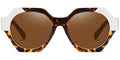 Pattern Tortoiseshell + Amber Polarized Lenses (SG6269-2)