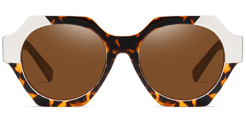 Pattern Tortoiseshell + Amber Polarized Lenses (SG6269-2)
