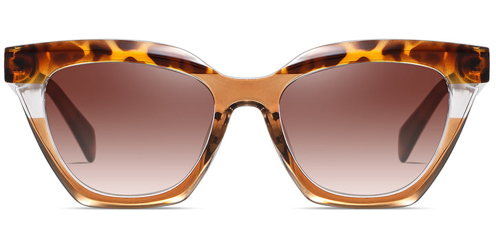 Pattern Tortoiseshell + Gradient Amber Polarized Lenses (SG6271-4)