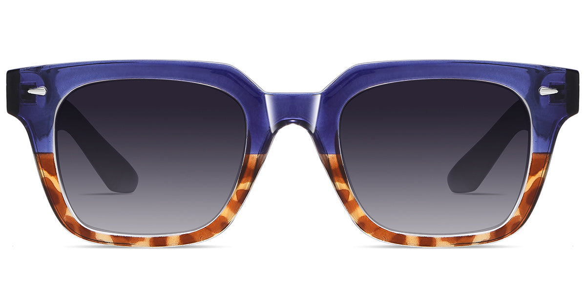 Pattern Tortoiseshell + Gradient Gray Polarized Lenses (SG6028-4)