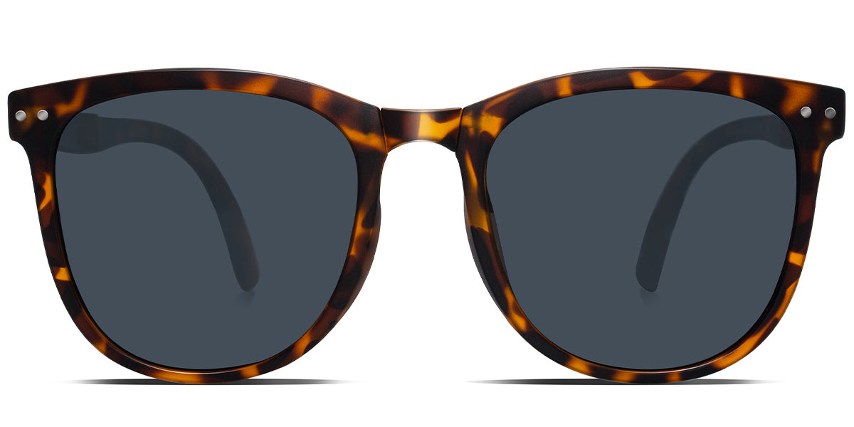 Tortoiseshell + Dark Gray Polarized Lenses (SG4674-5)