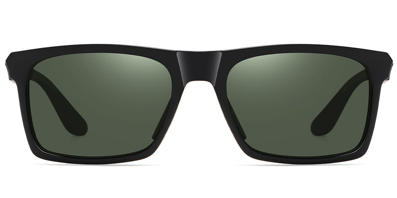 Bright Black + Dark Green_polarized Lenses (SG5549-1)