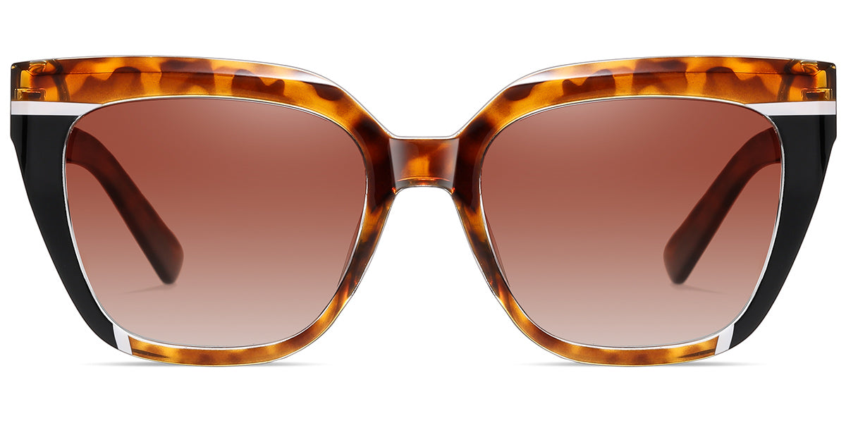 Pattern Tortoiseshell + Gradient Amber Polarized Lenses (SG6273-3)