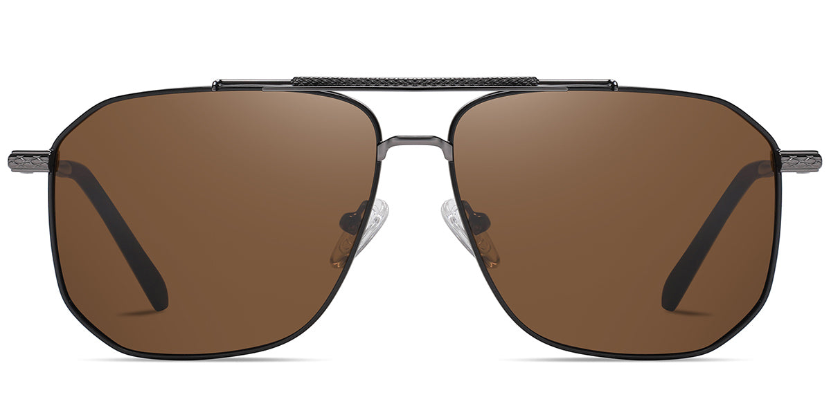 Gun Metal + Amber Polarized Lenses (SG4351-2)