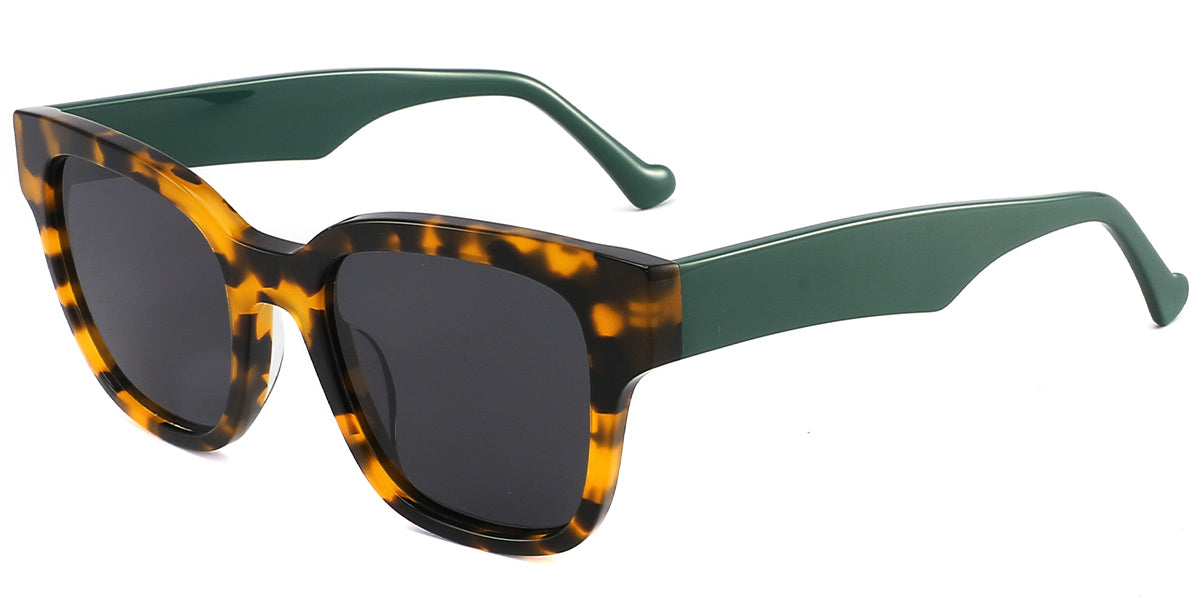 Tortoiseshell + Dark Gray Polarized Lenses (SG4786-2)