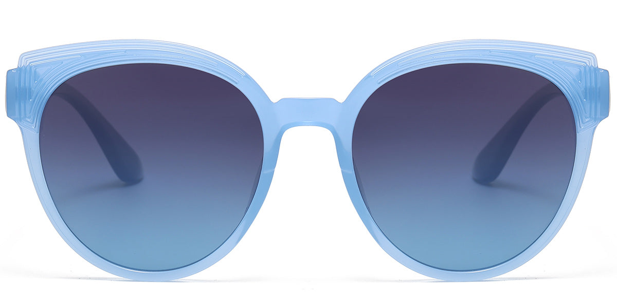Blue + Gradient Gray Polarized Lenses (SG5404-747)