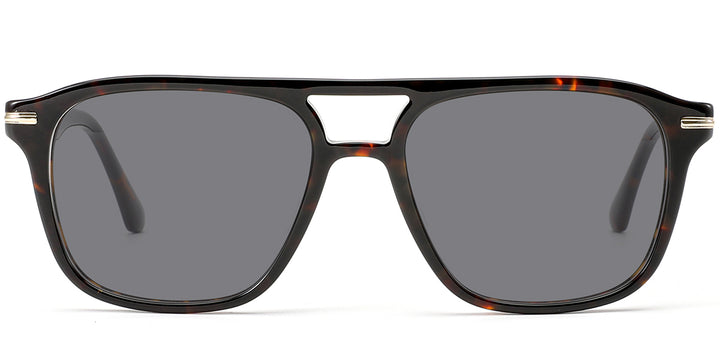 Tortoiseshell + Dark Gray Polarized Lenses (SG6111-2)