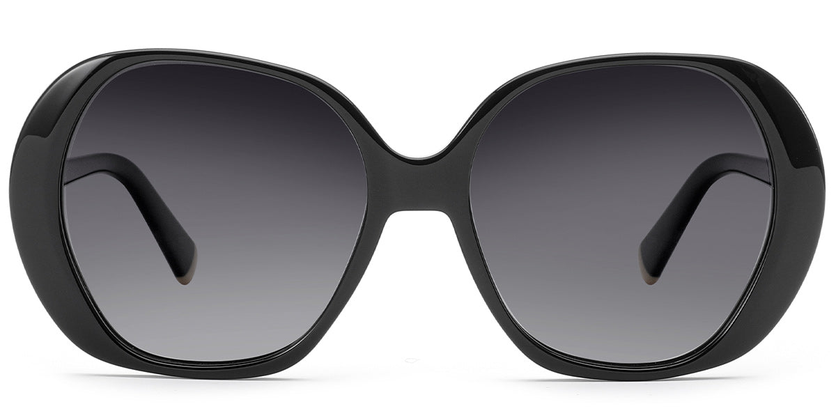 Black + Gradient Gray Polarized Lenses (SG6105-1)