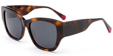 Tortoiseshell + Dark Gray Polarized Lenses (SG6135-2)