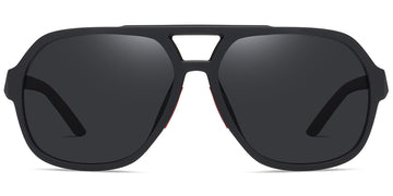 Black + Dark Gray Polarized Lenses (SG6162-1)