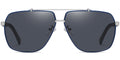 Silver + Dark Gray Polarized Lenses (SG4740-3)