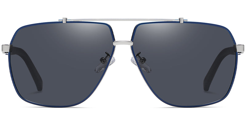 Silver + Dark Gray Polarized Lenses (SG4740-3)