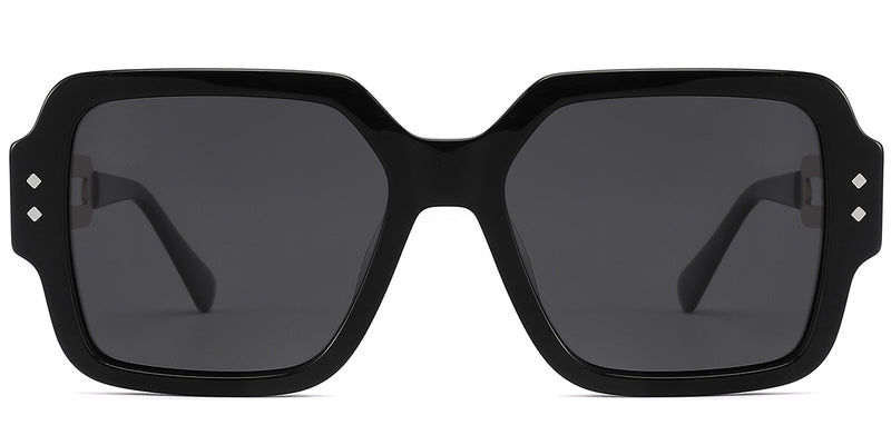 Black + Dark Gray Polarized Lenses (SG4298-1)