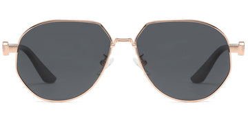 Rose Gold + Dark Gray Polarized Lenses (SG6140-3)