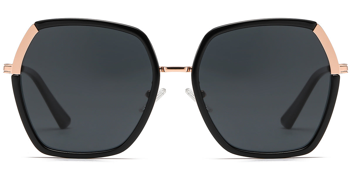 Black + Dark Gray Polarized Lenses (SG6166-1)