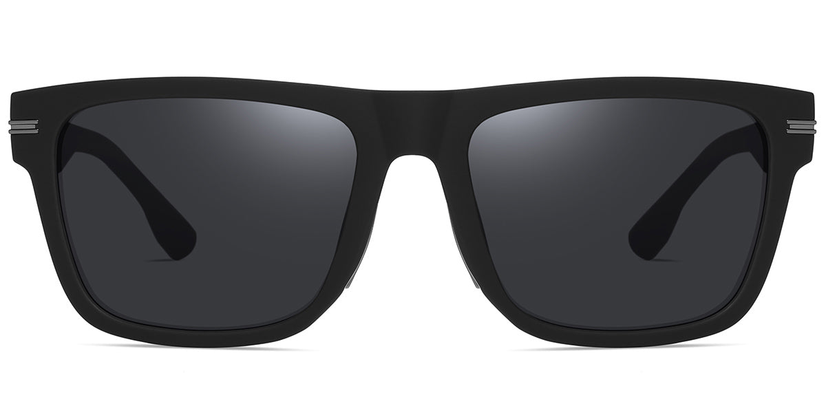 Black + Dark Gray Polarized Lenses (SG6145-1)