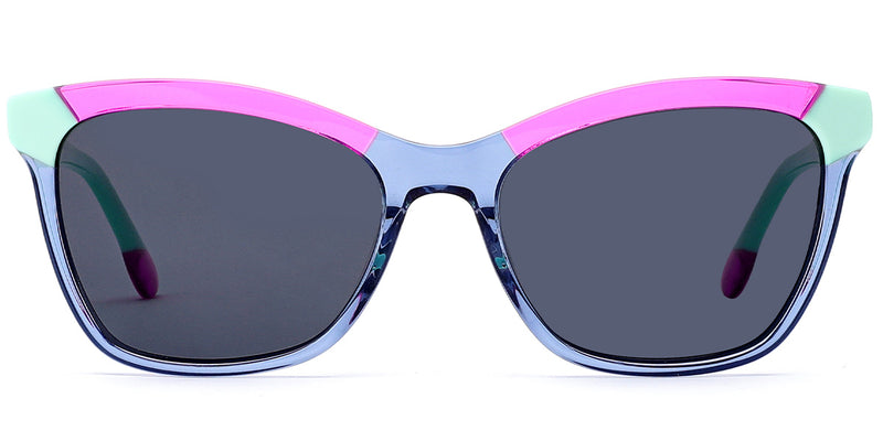 Pattern Blue + Dark Gray Polarized Lenses (SG4884-1)