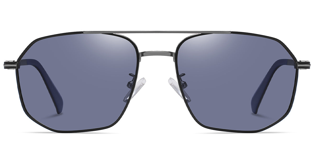 Black Gun Metal + Blue Polarized Lenses (SG4415-3)