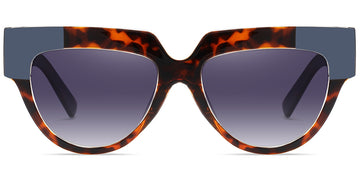 Pattern Tortoiseshell + Gradient Gray Polarized Lenses (SG6226-4)