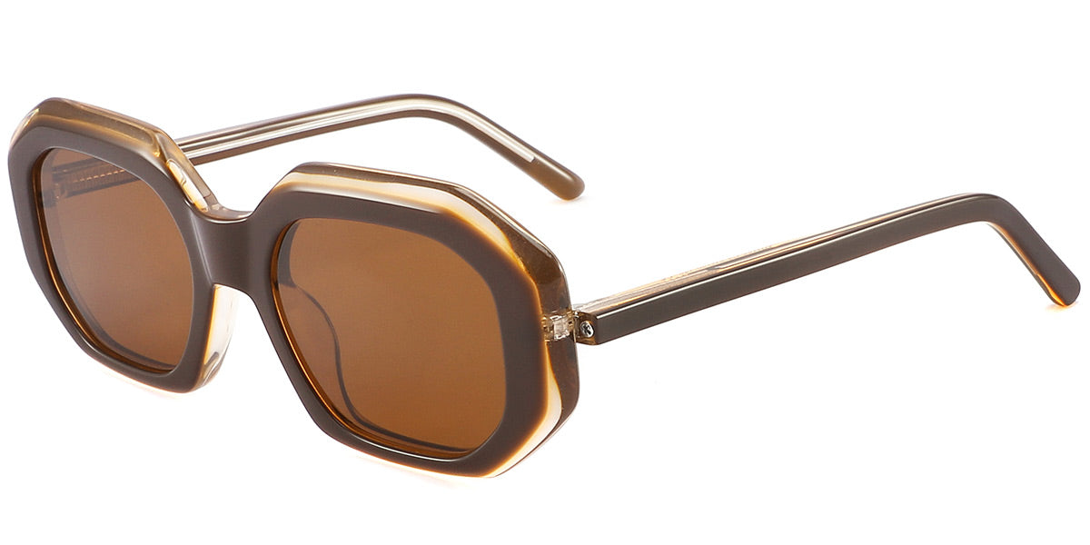 Translucent Brown + Amber Polarized Lenses (SG4307-3)