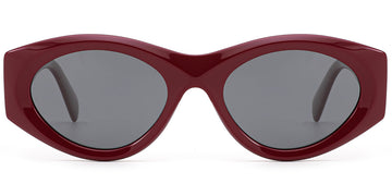 Wine Red + Dark Gray Polarized Lenses (SG6241-4)