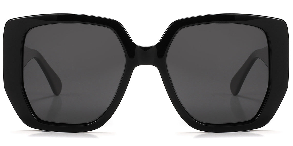 Black + Dark Gray Polarized Lenses (SG6133-1)