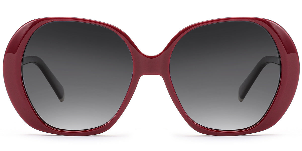 Red + Gradient Gray Polarized Lenses (SG6105-3)