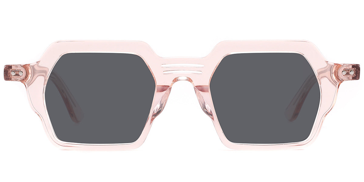 Translucent Pink + Dark Gray Polarized Lenses (SG5600-4)