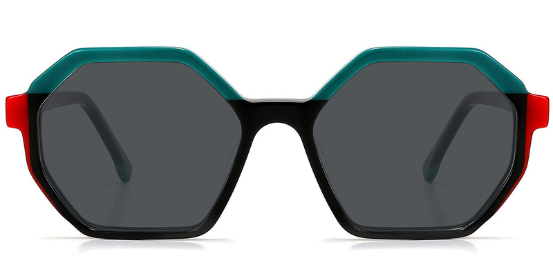 Pattern Black + Dark Gray Polarized Lenses (SG5587-1)