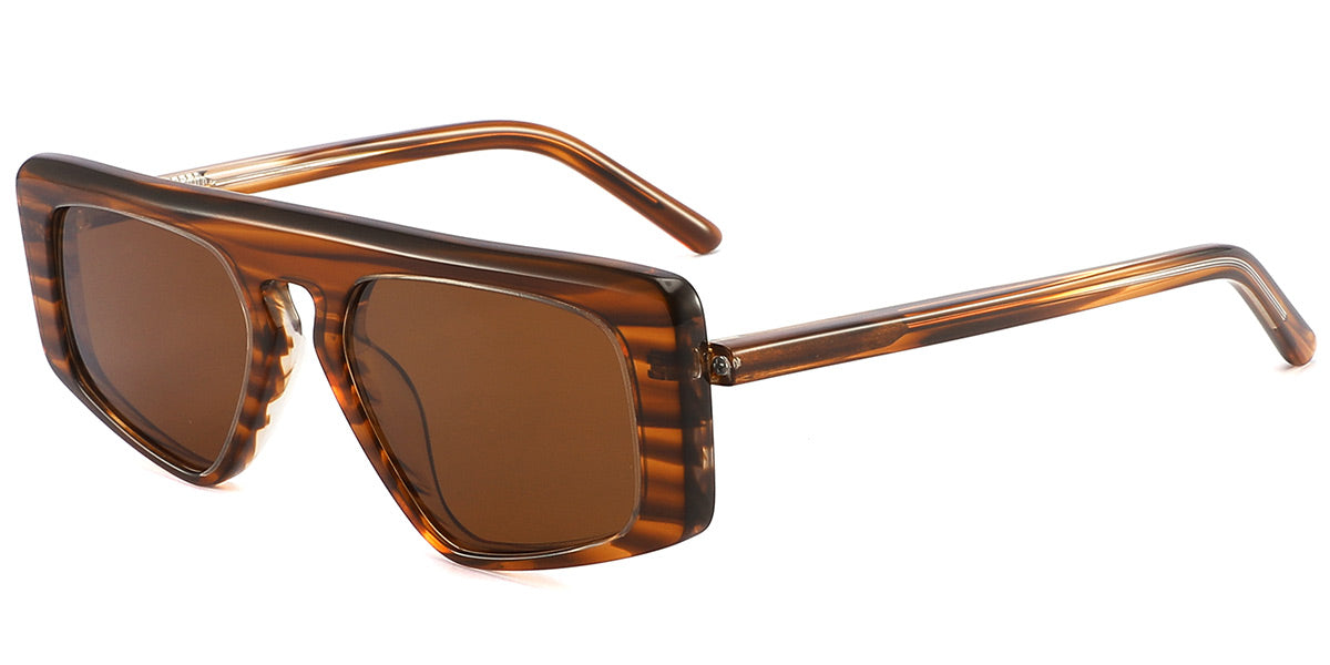 Pattern Brown + Amber Polarized Lenses (SG4306-4)