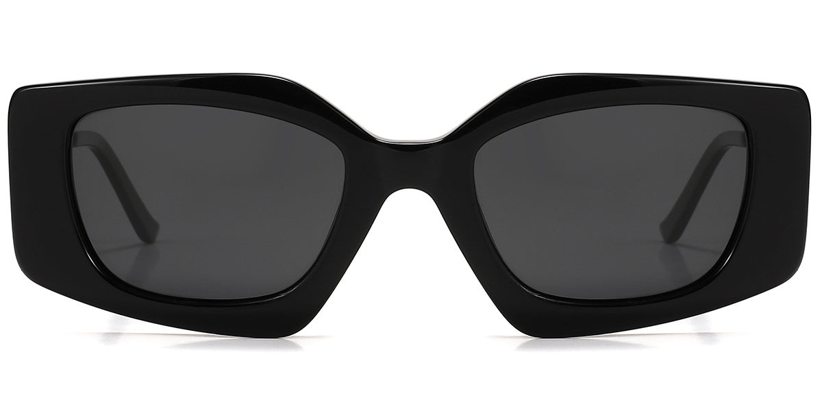 Black + Dark Gray Polarized Lenses (SG6137-1)