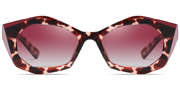 Pattern Pink + Gradient Red Polarized Lenses (SG6228-3)