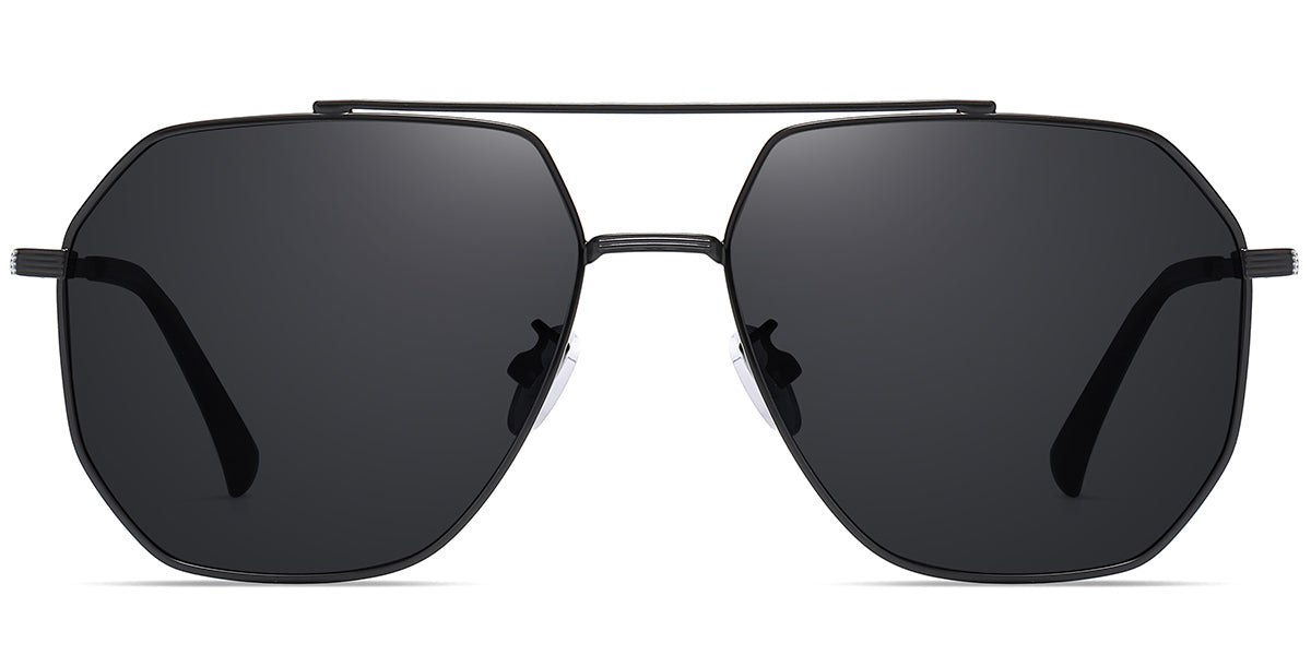 Black + Dark Gray Polarized Lenses (SG4744-1)