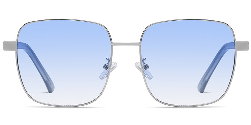 Silver + Gradient Blue Polarized Lenses (SG5000-1)