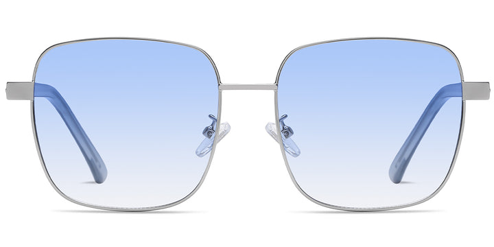 Silver + Gradient Blue Polarized Lenses (SG5000-1)