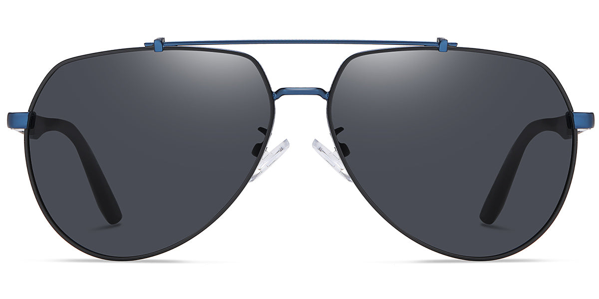 Black Blue + Dark Gray Polarized Lenses (SG4414-102)