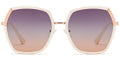 Beige + Purple-Yellow Polarized Lenses (SG6141-675)