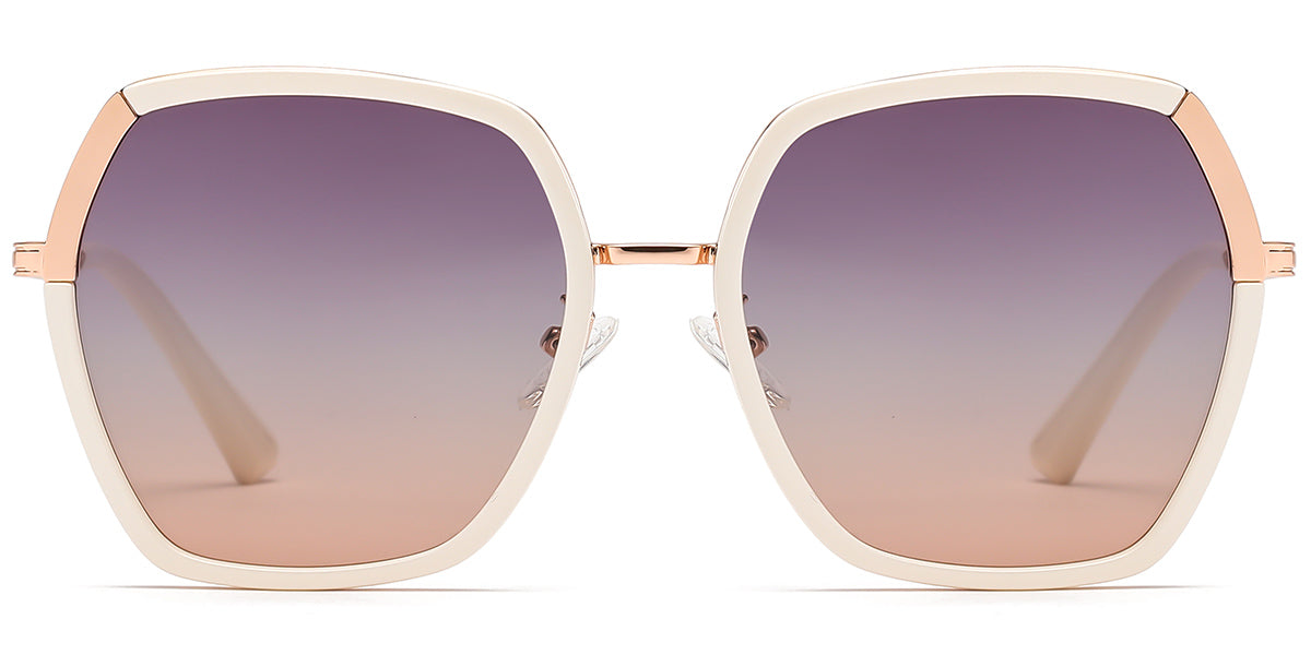 Beige + Purple-Yellow Polarized Lenses (SG6141-675)
