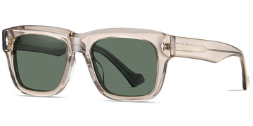 Translucent Light Brown + Dark Green Polarized Lenses (SG6257-3)