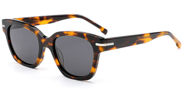 Tortoiseshell + Dark Gray Polarized Lenses (SG6113-2)