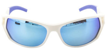 White + Mirrored Ice Blue Polarized Lenses (SG6289-3)