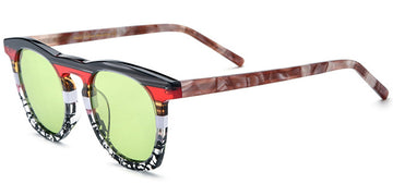 Pattern Black + Light Green Polarized Lenses (SG6059-5)