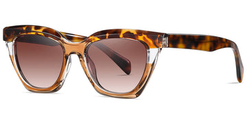 Pattern Tortoiseshell + Gradient Amber Polarized Lenses (SG6271-4)